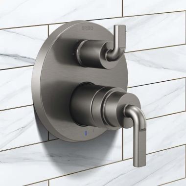 Click here to see  HL75P39-SL Brizo Litze Notch Lever Handle Kit for Valve Trim with Diverter, ADA, Brilliance Luxe Steel - HL75P39-SL