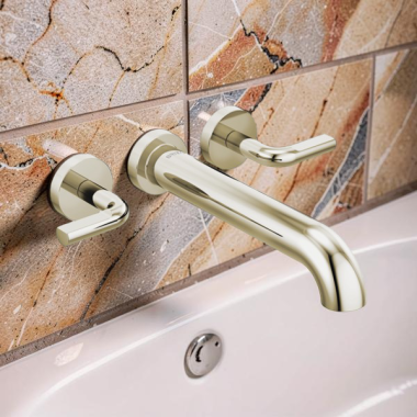 Click here to see Brizo T70435-PNLHP Brizo Litze Wall-Mount Tub Filler with High Flow Ceramic Valve, 9.8 GPM, Brilliance Polished Nickel - T70435-PNLHP 