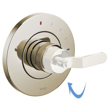 Click here to see Brizo T60P035-PNLHP Brizo Litze Pressure Balance Single-Handle Valve Trim, Less Handle, Brlliance Polished Nickel - T60P035-PNLHP