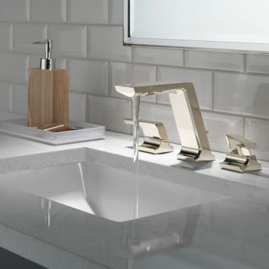Click here to see Delta 3599LF-PN-PR-MPU Delta Pivotal Polished Nickel Lavatory Faucet for 6