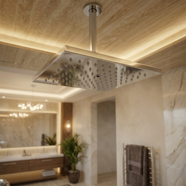 Click here to see  RP91363PR Delta Vero Raincan Showerhead, 1.75 GPM, Lumicoat Chrome - RP91363PR