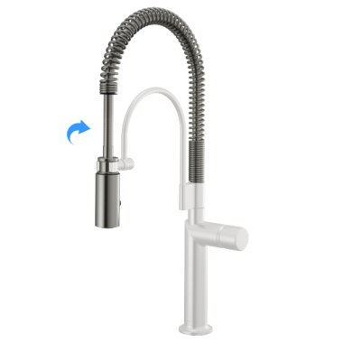 Click here to see Brizo RP101728SL Brizo Odin Semi-Professional Faucet Spring and Sprayer Assembly, Brilliance Luxe Steel - RP101728SL