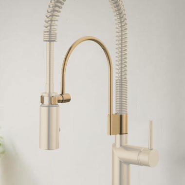 Click here to see Brizo RP101729GL Brizo Litze/Odin Semi-Professional Kitchen Faucet Support Arm Assembly, Brilliance Luxe Gold - RP101729GL