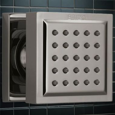 Click here to see Brizo 84121-BNX Brizo Essential Series Square Body Spray, Touch-Clean, 1.75 GPM, Brilliance Black Onyx - 84121-BNX