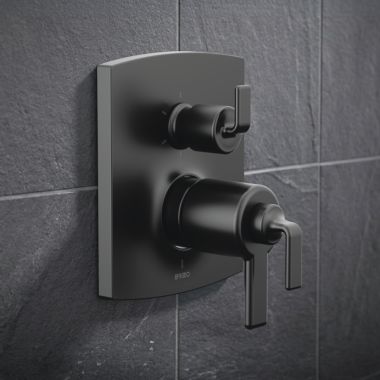 Click here to see Brizo HL6067-BL Brizo Allaria Lever Handle Kit for Thermostatic Valve Only Trim, ADA, Matte Black - HL6067-BL