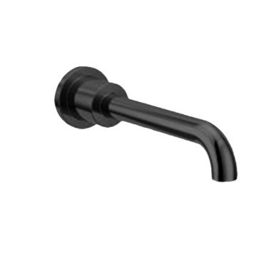 Click here to see Moen TF3347BL Moen Cia Wall Mounted Matte Black Non-Diverter Tub Spout, 1/2-inch Connection Size, M-PACT Valve System - TF3347BL