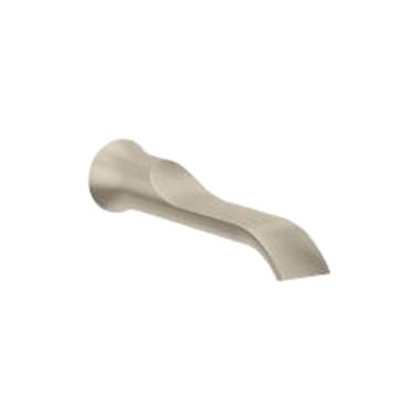 Click here to see Moen TFS3836BN Moen Doux Wall Mounted Brushed Nickel Non-Diverting Tub Spout, 1/2-inch Connection Size, M-PACT Valve System - TFS3836BN