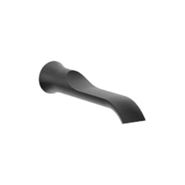 Click here to see Moen TFS3836BL Moen Doux Wall Mounted Matte Black Non-Diverting Tub Spout, 1/2-inch Connection Size, M-PACT Valve System - TFS3836BL