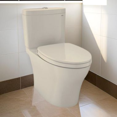 Click here to see Toto MS446124CEMGN#03 TOTO Aquia IV ADA WASHLET+ Elongated Toilet with Sanagloss, Bone  - MS446124CEMGN#03 