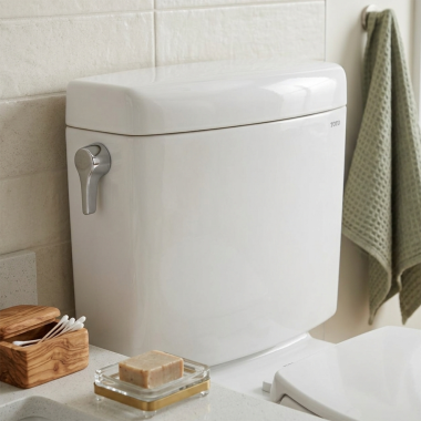 Click here to see  ST436EMNA#01 TOTO Aquia IV Toilet Tank Only, Auto-Flush Ready, Cotton White - ST436EMNA#01