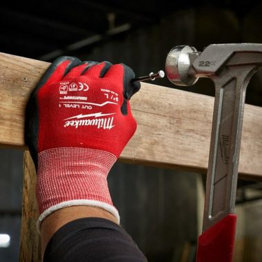 Click here to see Milwaukee 48-22-8901V Milwaukee Medium Vending Machine Cut-Resistant Level 1 Gloves, Nylon - 48-22-8901V