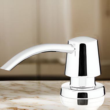 Click here to see Pfister 920-124A Pfister Lita Kitchen SoapLotion Dispenser, 16 oz, Polished Chrome - 920-124A