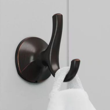 Click here to see Pfister BRH-MCAYY Pfister McAllen Double Robe Hook, Tuscan Bronze - BRH-MCAYY