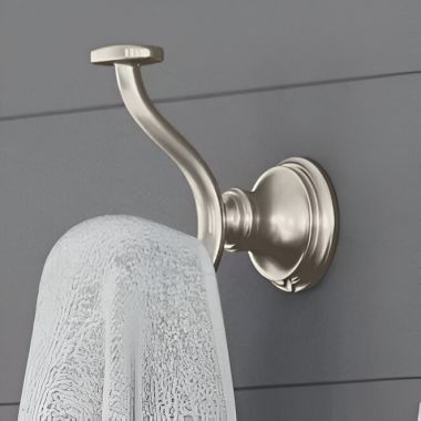 Click here to see Pfister BRH-TB0K Pfister Tisbury 4-916 Robe Hook, Metal, Brushed Nickel - BRH-TB0K