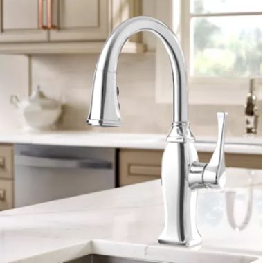 Click here to see Pfister GT572-BFC Pfister Briarsfield One-Handle Pull-Down Bar Faucet, Chrome - GT572-BFC