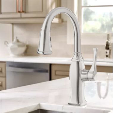 Click here to see Pfister GT572-BFS Pfister Briarsfield One-Handle Pull-Down Bar Faucet, Stainless - GT572-BFS