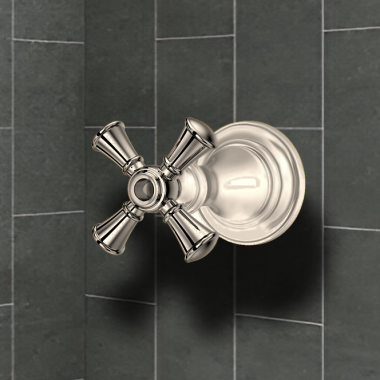 Click here to see Pfister HHL-016TBD Pfister Tisbury Cross Handle Kit, Polished Nickel - HHL-016TBD