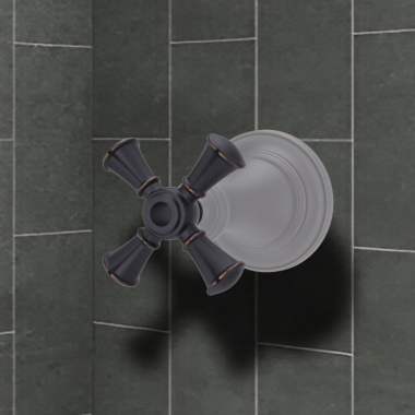 Click here to see Pfister HHL-016TBY Pfister Tisbury Cross Handle Kit, Tuscan Bronze - HHL-016TBY