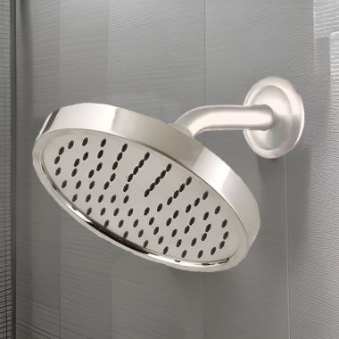 Click here to see Pfister J15-NK11 PFISTER J15-NK11 CONTEMPRA 1 FUNCTION SHOWER HEAD 1.8 GPM BRUSHED NICKEL