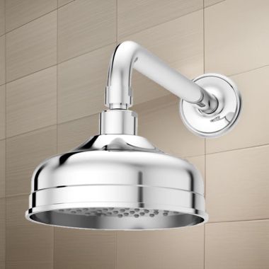 Click here to see Pfister LG15-TB0C Pfister Tisbury Raincan Shower Head, 1-Function, Chrome - LG15-TB0C
