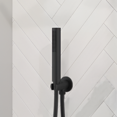 Click here to see Pfister LG16-2NCB Pfister Contempra Handheld Shower Kit, Wall-Mount, Matte Black -  LG16-2NCB