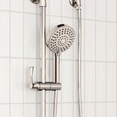 Click here to see Pfister LG16-MF0K PFISTER LG16-MF0K KELEN HANDHELD SHOWER WITH SLIDE BAR BRUSHED NICKEL - LESS HEAD