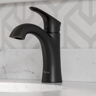 Click here to see Pfister LG42-WR0B PFISTER LG42-WR0B WELLER ONE HANDLE LAV FAUCET MATTE BLACK