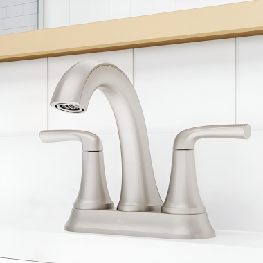 Click here to see Pfister LG48-MCA0GS PFISTER LG48-MCA0GS MCALLEN TWO HANDLE LAV FAUCET BRUSHED NICKEL