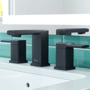 Click here to see Pfister LG49-DAPB PFISTER LG49-DAPB DECKARD TWO HANDLE WIDESPREAD LAV FAUCET MATTE BLACK