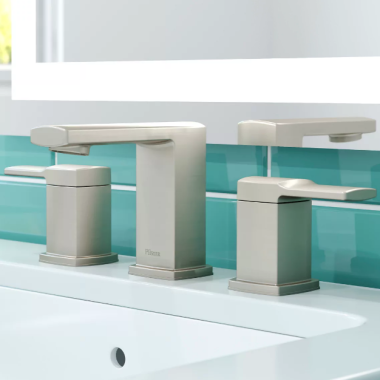 Click here to see Pfister LG49-DAPK PFISTER LG49-DAPK DECKARD TWO HANDLE WIDESPREAD LAV FAUCET BRUSHED NICKEL