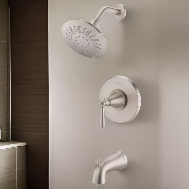 Click here to see Pfister LG89-8GL1K PFISTER LG89-8GL1K SAXTON TUB/SHOWER TRIM BRUSHED NICKEL
