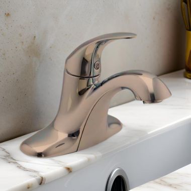 Click here to see Pfister LJ142-SR0K PFISTER LJ142-SR0K PFIRST ONE HANDLE LAV FAUCET BRUSHED NICKEL