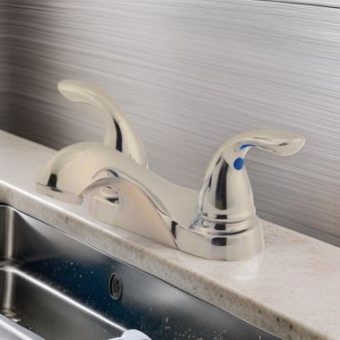 Click here to see Pfister LJ143-610K PFISTER LJ143-610K PFIRST TWO HANDLE LAV FAUCET BRUSHED NICKEL