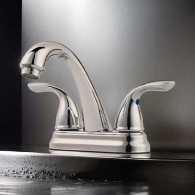 Click here to see Pfister LJ148-700K PFISTER LJ148-700K PFIRST TWO HANDLE LAV FAUCET BRUSHED NICKEL