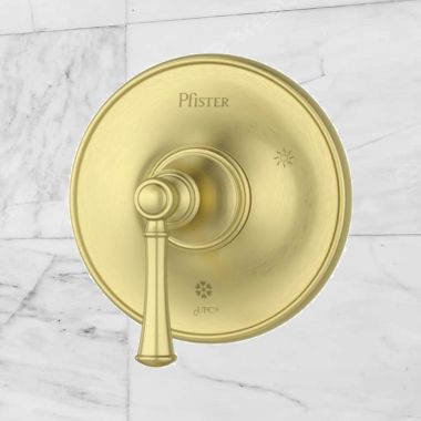 Click here to see Pfister R89-1TBBG Pfister Tisbury Valve Trim, Single Lever, Brushed Gold - R89-1TBBG