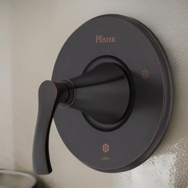 Click here to see Pfister R89-1WDYY Pfister Woodbury Valve Trim, Single Lever Handle, Tuscan Bronze - R89-1WDYY