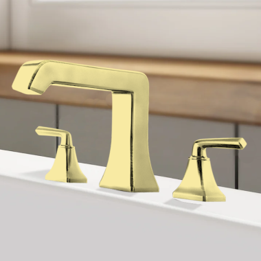 Click here to see Pfister RT6-5FEBG PFISTER RT6-5FEBG PARK AVENUE ROMAN TUB FAUCET TRIM BRUSHED GOLD