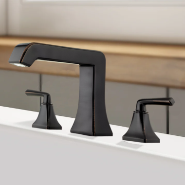 Click here to see Pfister RT6-5FEY PFISTER RT6-5FEY PARK AVENUE ROMAN TUB FAUCET TRIM TUSCAN BRONZE