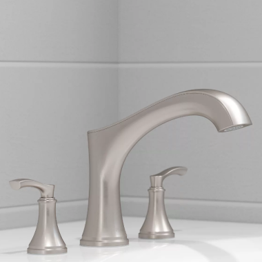 Click here to see Pfister RT6-5WDGS Pfister Woodbury Roman Tub Filler Trim, Brushed Nickel RT6-5WDGS