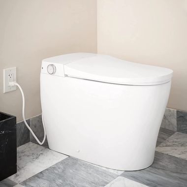Click here to see Moen ET900 Moen 2-Series eToilet Smart Toilet with Bidet Seat, Elongated, White - ET900