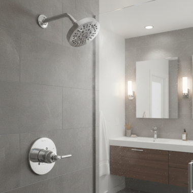 Click here to see Delta T14235 Delta Saylor Monitor 14 Series Shower Only Trim, 1.75 GPM, Chrome - T14235