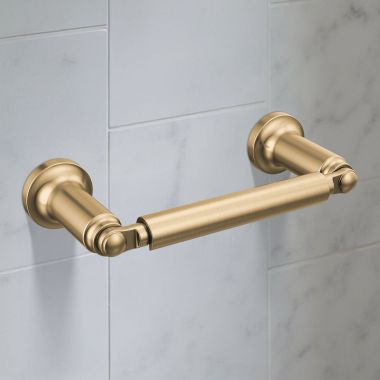 Click here to see Delta 73550-CZ Delta Saylor Pivoting Toilet Paper Holder, Champagne Bronze - 73550-CZ