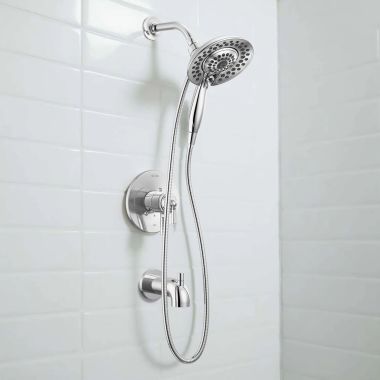 Click here to see Delta T17435-I Delta Saylor Monitor 17 Series Tub & Shower Trim with In2ition, Touch-Clean, 1.75 GPM, Chrome - T17435-I