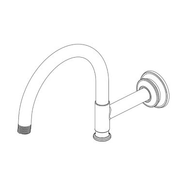 Click here to see Brizo RP100326PN Brizo Invari Shower Arm and Flange, Polished Nickel - RP100326PN