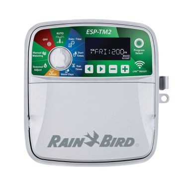 Click here to see   Rain Bird 8 Station Sprinkler Controller For Outdoor or Indoor Application, LNK2 WiFi Module Included - TM2-8+LNK2WIFI