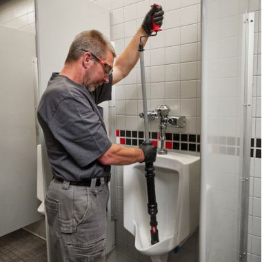 Click here to see Milwaukee 49-16-3574 Milwaukee TrapSnake Hand-Crank Urinal Auger, 4 ft - 49-16-3574