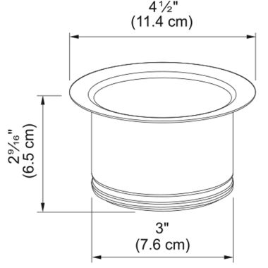 Click here to see Franke WDFLANGE-EX-SN Franke 3-1/2