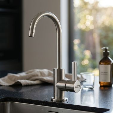 Click here to see Franke EOS-FW-304 Franke Eos Neo Single-Handle Beverage Faucet for Cold Filtered Water, 1.75 GPM, Stainless Steel - EOS-FW-304 (120.0685.371)