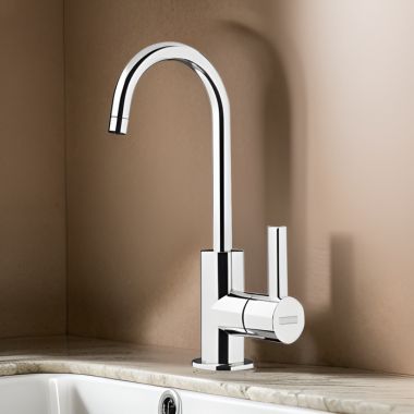 Click here to see Franke EOS-FW-CHR Franke Eos Neo Single-Handle Beverage Faucet for Cold Filtered Water, 1.75 GPM, Polished Chrome, EOS-FW-CHR - (120.0685.325)