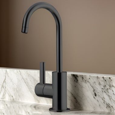 Click here to see Franke EOS-HO-IBK Franke Eos Neo Single-Handle Beverage Faucet for Hot Filtered Water, 1.75 GPM, Industrial Black, EOS-HO-IBK - (119.0685.375)